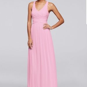 David's Bridal Mesh with Fitted Bodice - size 18